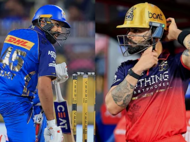 वानखेड़े में हाई-वोल्टेज मुकाबला: काली पट्टी बांधकर उतरेगी मुंबई, विराट के निशाने पर बड़ा रिकॉर्ड वानखेड़े में हाई-वोल्टेज मुकाबला: काली पट्टी बांधकर उतरेगी मुंबई, विराट के निशाने पर बड़ा रिकॉर्ड