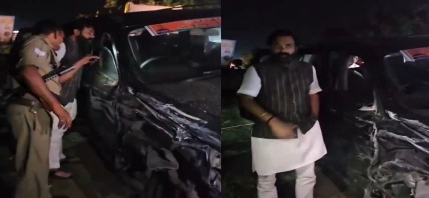 महोबा में BJP विधायक ब्रजभूषण राजपूत का काफिला हादसे का शिकार, एस्कॉर्ट वाहन से टकराया ट्रक; पिता बोले- यह सिर्फ दुर्घटना नहीं, साजिश की भी जांच हो महोबा में BJP विधायक ब्रजभूषण राजपूत का काफिला हादसे का शिकार, एस्कॉर्ट वाहन से टकराया ट्रक; पिता बोले- यह सिर्फ दुर्घटना नहीं, साजिश की भी जांच हो