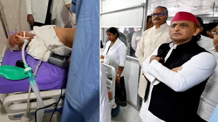 राजेंद्र चौधरी से मिलने अस्पताल पहुंचे अखिलेश यादव, कार्डियक अरेस्ट के बाद लोहिया संस्थान में चल रहा इलाज राजेंद्र चौधरी से मिलने अस्पताल पहुंचे अखिलेश यादव, कार्डियक अरेस्ट के बाद लोहिया संस्थान में चल रहा इलाज
