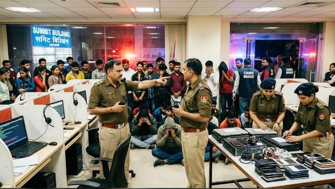 लखनऊ के समिट बिल्डिंग में फर्जी कॉल सेंटर का खुलासा, 100 से ज्यादा लोगों से पूछताछ; विदेश से चल रहा था ठगी का नेटवर्क लखनऊ के समिट बिल्डिंग में फर्जी कॉल सेंटर का खुलासा, 100 से ज्यादा लोगों से पूछताछ; विदेश से चल रहा था ठगी का नेटवर्क